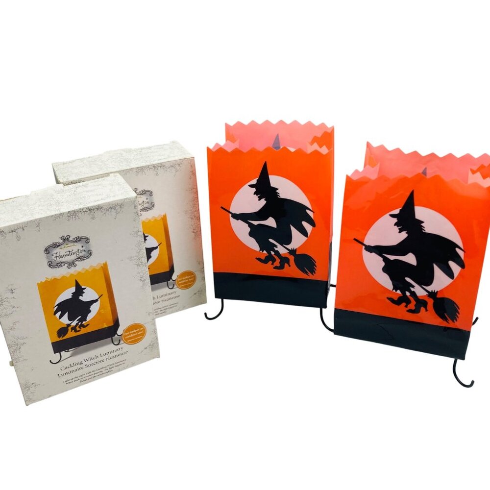 Vintage Hallmark Hauntington Witch Halloween Luminary Light Decor Not Working